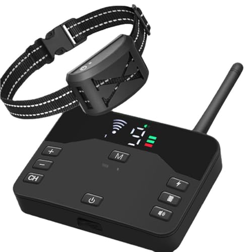 Collier Chien Anti-Fugue Télécommande sans Fil pour Chien Clôture électronique pour Chien Collier électrique Chien Collier Rappel