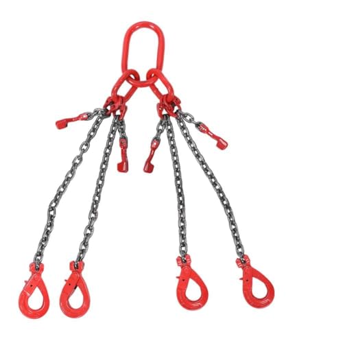 Generic 8 Tons 4 Leg Alloy Steel Heavy Duty Engine Chain Hoist Lifts with 4 Safety Grab Hooks Industrial Quality Chain Slings for Forklift & Crane