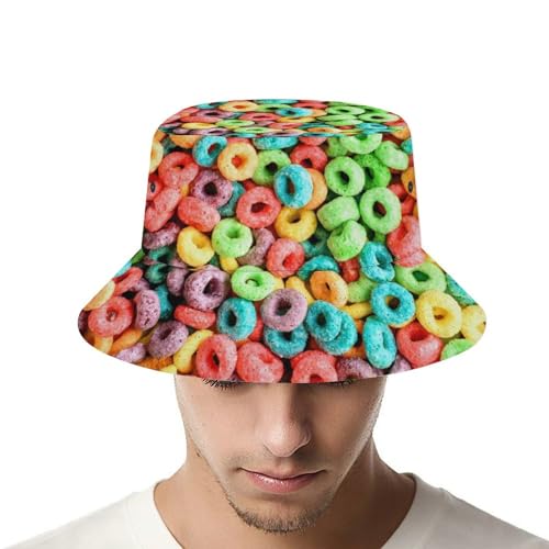 Image of Food Golden Corn Bucket Hats Unisex Washed Cotton Lightweight Outdoor Summer Beach Sun Hats Men Women Bucket Hat for Travel