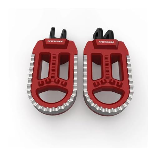 Support repose-pieds réglables avec pédales avant larges anti-vibration NC 700