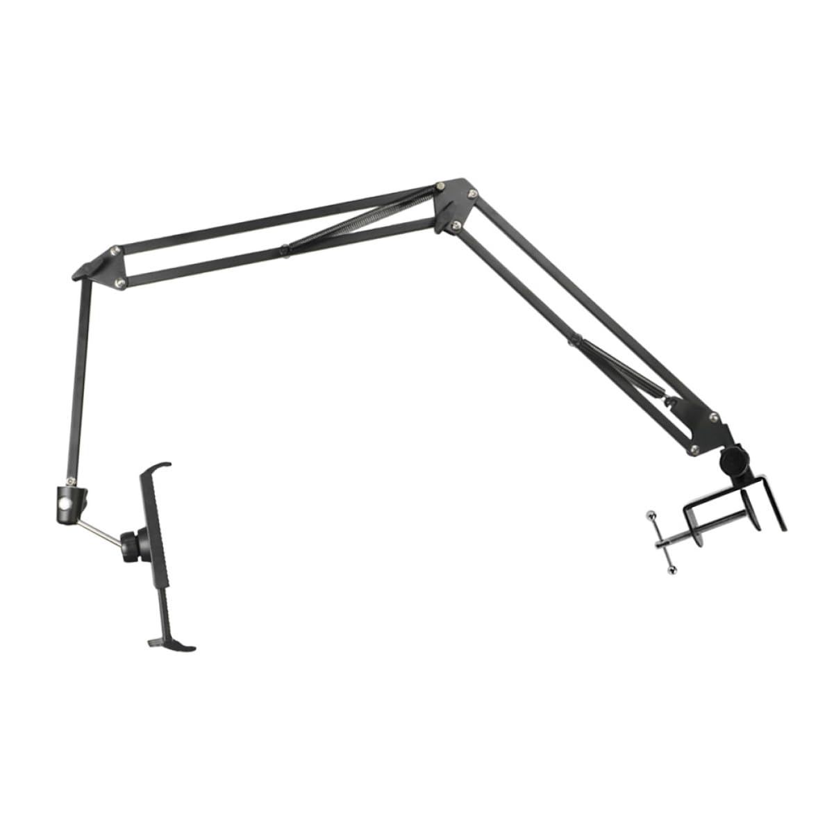 Housoutil Soporte para Teléfono de Brazo Largo Plegable y Extensible Negro