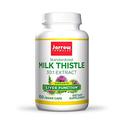 Jarrow Formulas Milk Thistle, Promotes Liver Health, 150 mg Caps, 100 Count