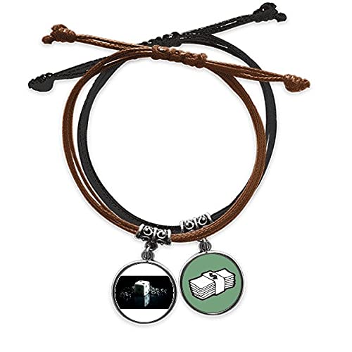 Cadena de mano con dados y pulsera de cuerda para tus looks de fin de semana