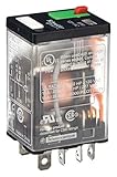 Schneider Electric 120VAC, 8-Pin Square Base General Purpose General Purpose Relay; AC Contact Rating: 15A @ 277V