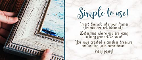 Silly Goose Gifts Construction Truck Themed Art Print Bathroom Wall Decoration (Set Or Four) Bath #TOP4