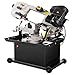 VEVOR Metal Horizontal Band Saw, 7 x 8.25 in Rectangular Cutting Capacity, 110/220V Vertical Cutting Bandsaw with 1.1 kW Motor, 0-45° Angle Adjustment, Variable Speed, for Metal, Wood, and Plastic