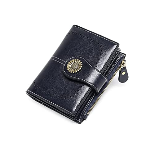 fhda Women's Leather Wallet Fashion Short Student Card Holder Multifunction Business Coins Pocket Mini Coin Purses