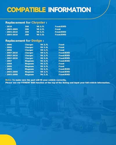 Image of PHILTOP Front Struts Assembly for 2005-2010 300 RWD 2006-2010 Charger RWD 2005-2008 Magnum RWD, 172248 * 2 Complete Struts and Shocks Absorber Assembly,Quick Suspension Loaded Struts with Coil Spring