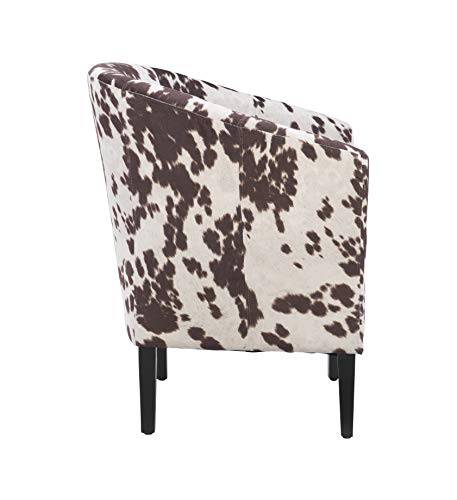 Linon Simon Chair, Udder Madness 33" X 28.25" X 25.5" #TOP5