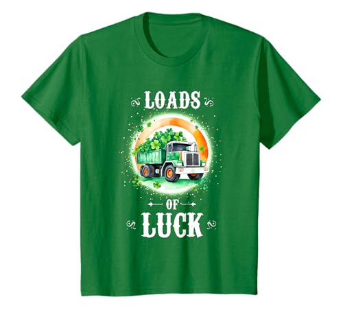 Enfant Tous de chance Tractor Truck Toddler Boys St Patrick Day Day T-Shirt