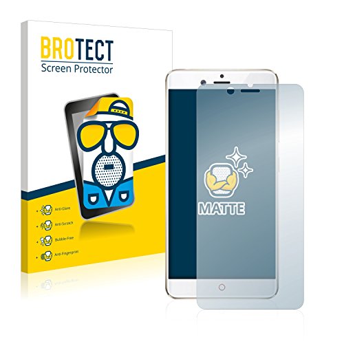 BROTECT Protector Pantalla Anti-Reflejos Compatible con ZTE Nubia Z17 Mini (2 Unidades) Película Mate Anti-Huellas