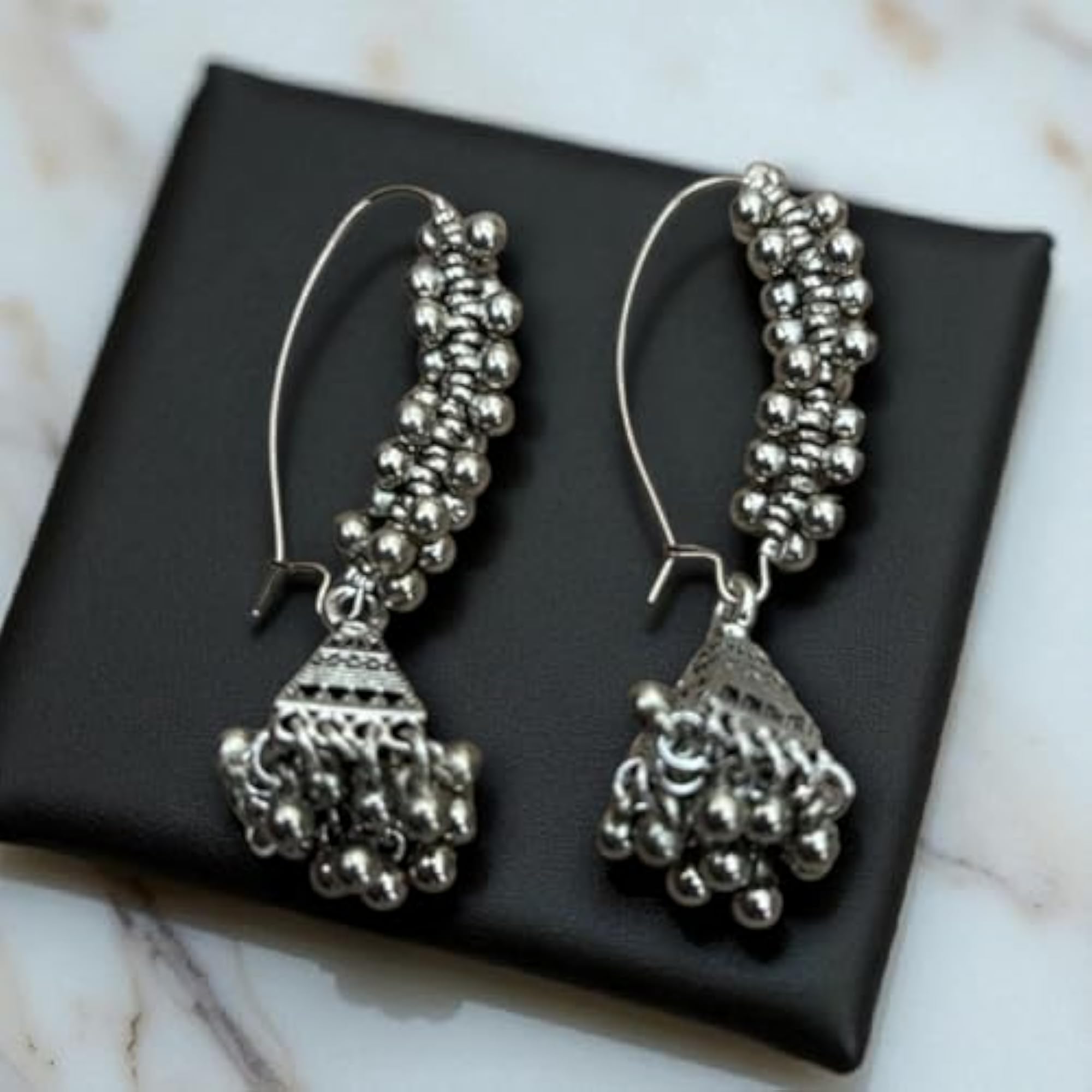 Women's Big Dangle Multicolor Irregular Crystal Rainbow Earrings