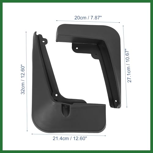 Image of Motoforti Mud Flaps for Chevrolet Equinox 2018 2019 2020 2021 2022 Splash Guard Fender Front and Rear Mudguards Shield Full Protection Mudflaps Black 4Pcs Long-Lasting