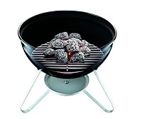 Weber Smokey Joe Premium Holzkohlegrill, Ø 37cm Grillfläche, portabeler BBQ Grill mit praktischem Tragebügel, porzellanemaillierten Deckel & Kessel - Slate Blue (1126804) (Packung mit 2) – Ansicht 7