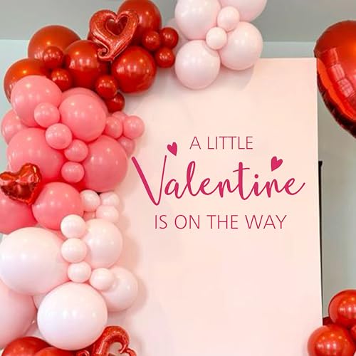 Vinilo decorativo ZAIBIANHAO A Little Valentine is On The Way miniatura 2