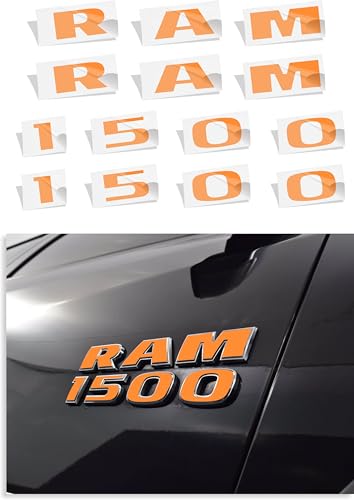 RAM 1500" Door Emblem Overlay Decals for 2013-2018 Ram 1500