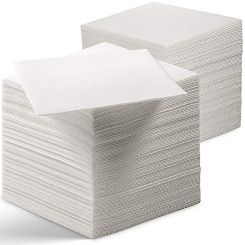 2000 Linen-Feel Beverage Napkins - Disposable Cocktail Napkins - Soft & Absorbant Elelgant Paper Napkins For Bar, Cafe, Restaurant Or Event