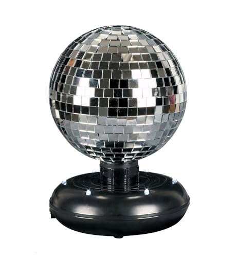 Boule à facettes LED miroir 16 cm 501003 pour animer vos soirées