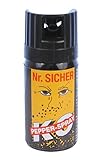 Pfefferspray 40 ml KO Nr. Sicher mit Sprühstrahl + G8DS® Aufkleber