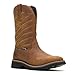 Wolverine Men's Rancher Flag Steel Toe Wellington Construction Boot, Brown, 10.5