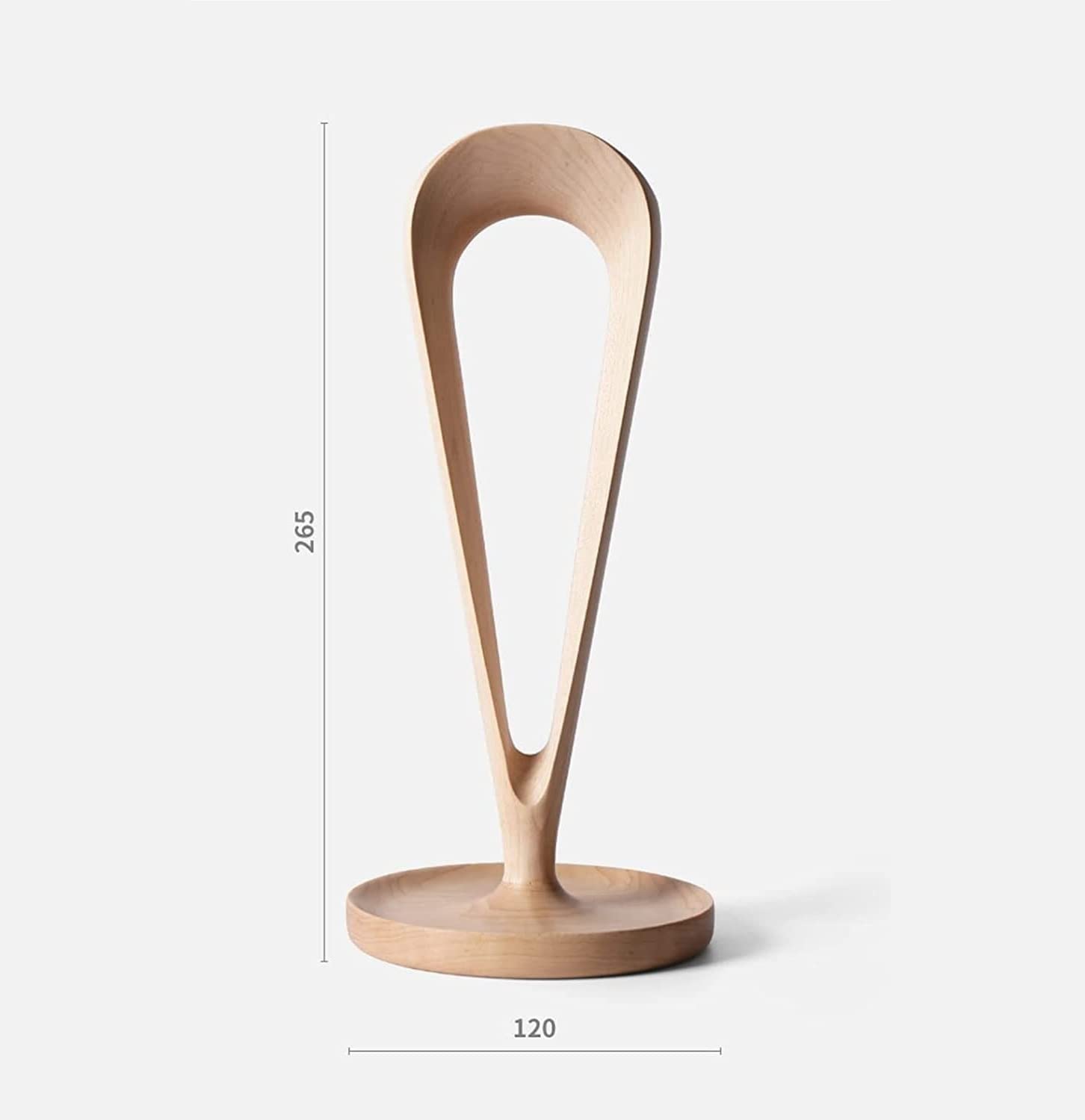 Gaming Accessori Supporto per Cuffie in Legno Testurizzato Supporto per Cuffie in Legno Massello Conservazione per Tutte Le Cuffie Stand Over-Ear da Gioco(Beech)