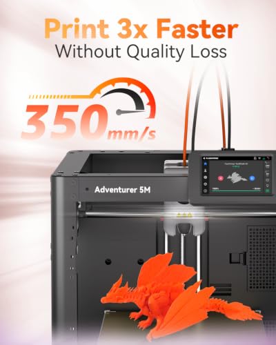 Image of VOXELAB HS PLA+ Filament 1.75mm, High Speed PLA Plus 3D Printer Filament, 1kg (2.2lbs) for Most FDM 3D Printers, Enhanced Toughness & Smooth Printing, Superior Layer Adhesion(Orange)