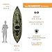 Lifetime Tamarack Angler Sit-On-Top Kayak, Olive, 120