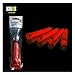 Produktbild KNIXS - 10x Power Knicklichter, seit 15 Jahren in Profiqualität, Glowsticks einzeln verpackt - 150 x 15 mm - Leuchtstab - Pures Rot Leuchtend - für Party, Festival, Hochzeit, Outdoor oder Notlicht