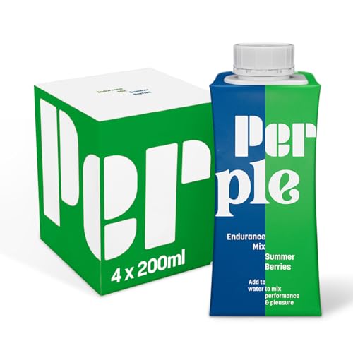 Perple Endurance Mix - Summer Berries | Replaces Gels & Powders | Nutrient Rich Carbs, Electrolytes & BCAA | Natural Energy + Hydration, 16 servings
