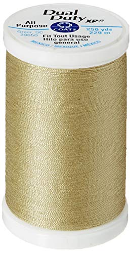 Hilo de coser Coats Dual Duty XP 250 yardas camel miniatura 1