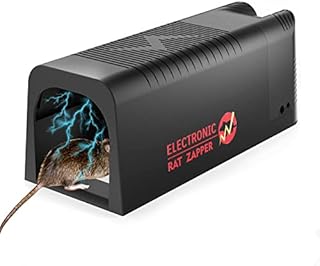 Careland Upgraded Rat Trap Electric Rat Zapper, Extra Large 2000V Shock Rat Killer, Effective Electronic Mouse Traps Indoor for Home