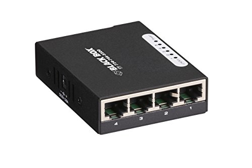 Black Box Switch - (5) 10/100-Mbps Copper Rj45, Usb Powered #TOP1