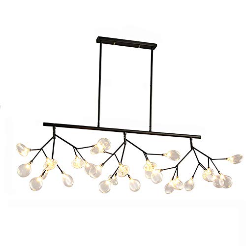 Chandelier Sputnik Firefly doré à 27 têtes en verre suspendu réglable YRYRYW