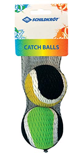 Schildkröt® Klettball-Ersatzbälle, 2 Bälle, Durchmesser 6,25cm, im Meshbag, 970049, rot, gelb