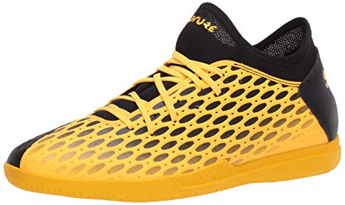 PUMA Men's Future 5.4 Indoor Trainer Soccer-Shoe, Ultra Yellowpuma Black, 8 M US
