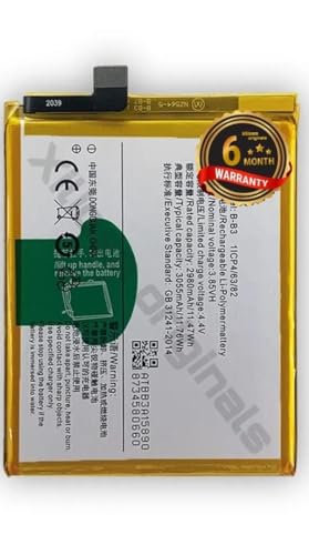 Image of B-B3 Battery for Vivo V5 Plus /1611 / X9 / X9i / X9 Plus Battery with 6 Month Warranty**(D337)