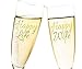 Produktbild Aufkleber Hochzeit für Sektglas - Happy Life Happy Wife Duo 2tlg. selbstklebend Brautpaar Dekoration Farbe Gold, Größe 10 Stk