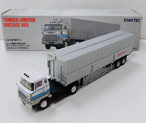 Amazon.co.jp: Tomica Limited Vintage Hino HE366 Wing Roof Trailer 