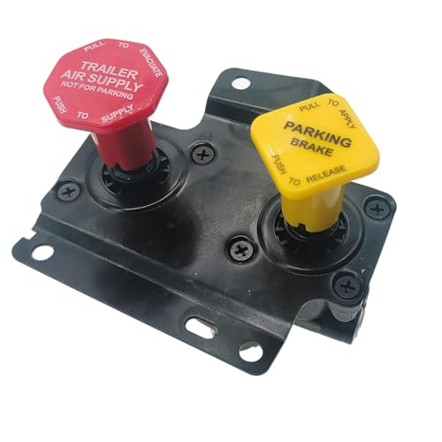 24340522 Dash Control Brake Valve 5-Ports Compatible with Volvo VNL Heavy Duty Trucks - Dual Park Trailer Parking Brake Module Replace 21315044 21750583 K035691 K035691X