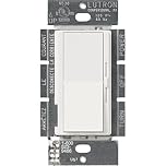 Lutron DV-10P-WH 1000-Watt Diva Single-Pole Dimmer White