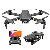 GYZLZZB Professional 4K HD Dual Camera Foldable Remote Control Quadcopter, Adult Entertainment Aerial Shooting Drone, 20 Minutes Flight Time, Mobile APP Control, Intelligent One-Button Return
