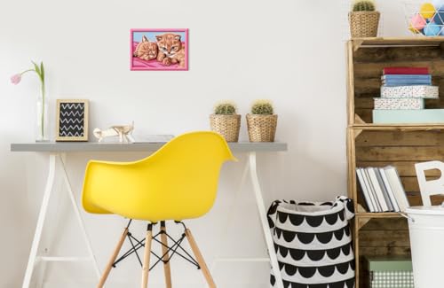 Ravensburger CreArt Kids 13x18 cm Numéro d'art Deux Chatons Roux Kit de Peinture par numéros Dès 25910 - vue 3