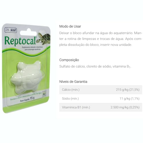 Kit 2 Suplemento Alcon Reptocal 15g