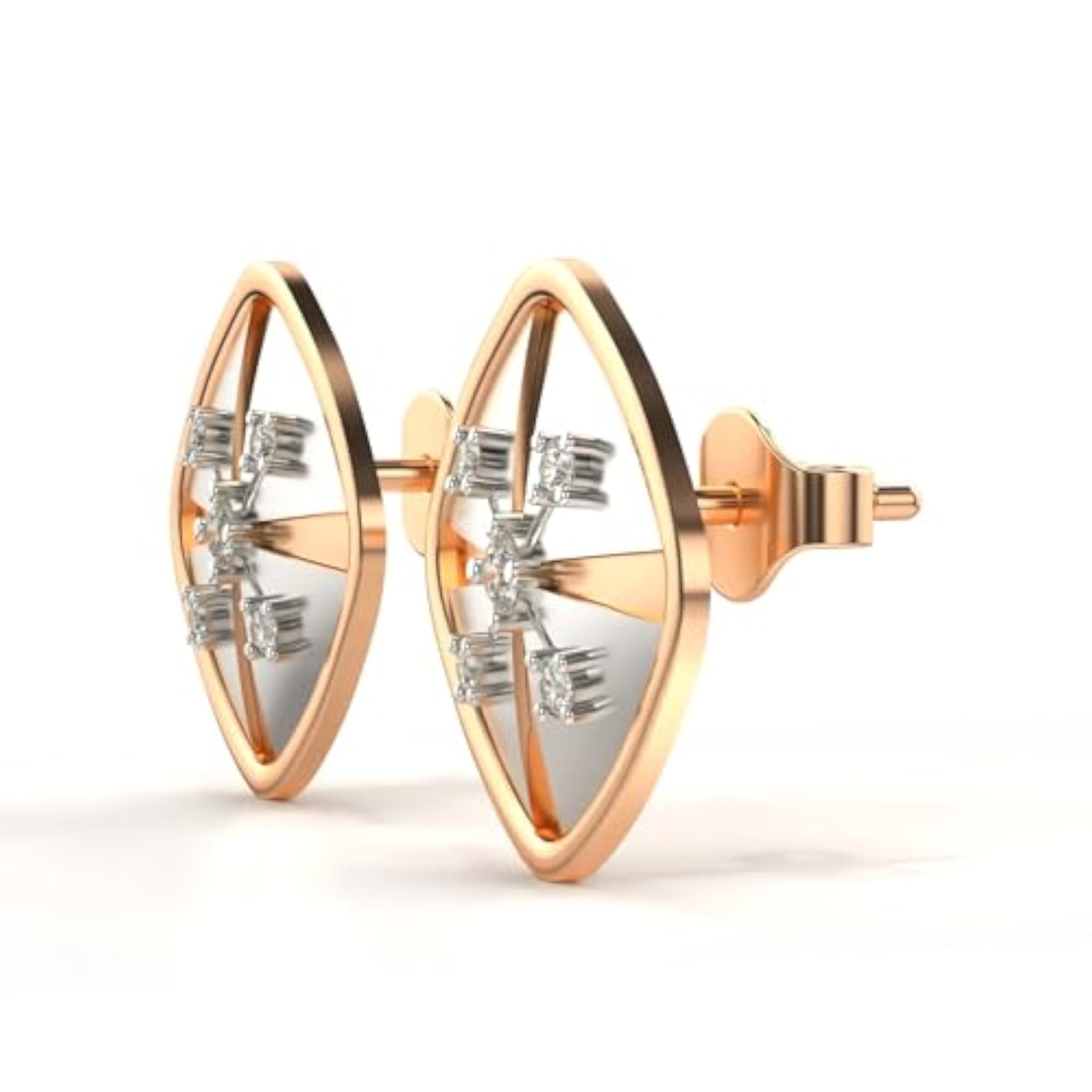 Women's Sterling Silver 0.18ct Lab Grown Diamond Earrings, Stylish