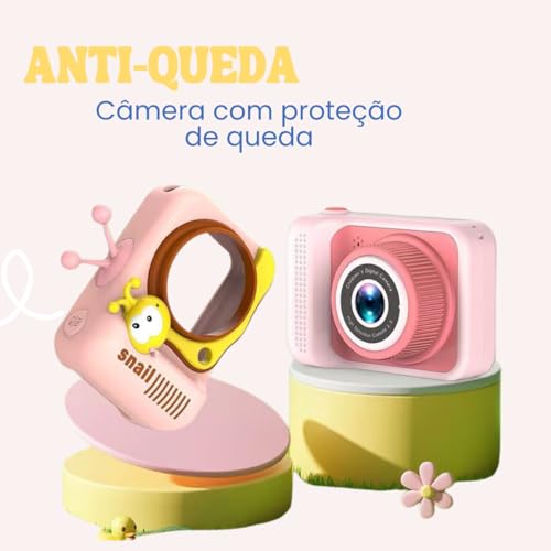 Câmera digital fofa 1080P para crianças 48MP HD para crianças Câmera Faz Selfie para meninos e menin