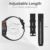 Zoom IMG-2 aceyoon 22mm cinturino per garmin Zoom IMG-2 aceyoon 22mm cinturino per garmin