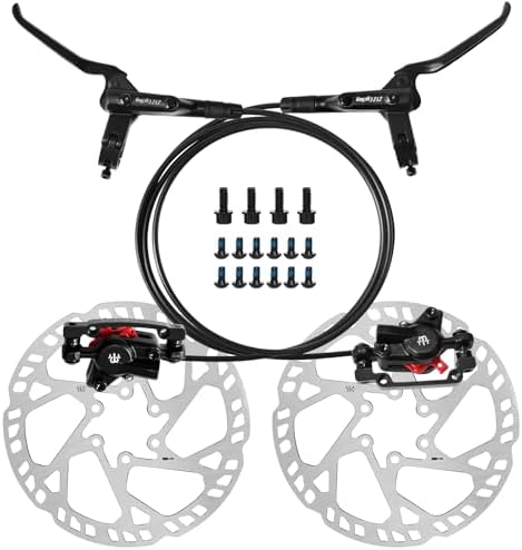 ZTZ Conjunto de freio a disco hidráulico MTB, kit de freio hidráu...