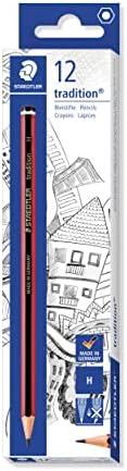 STAEDTLER 110-6B Tradition Graphite Pencil for Drawing & Sketching - 6B (Box of 12)
