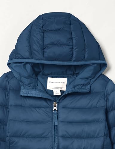Image of Amazon Essentials Boys and Toddlers' Lightweight Water-Resistant Packable Hooded Insulated Puffer Jacket
