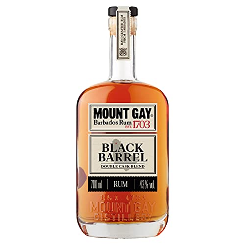 Mount Gay Barbados Golden Rum, Black Barrel Double Cask Blend, 70cl